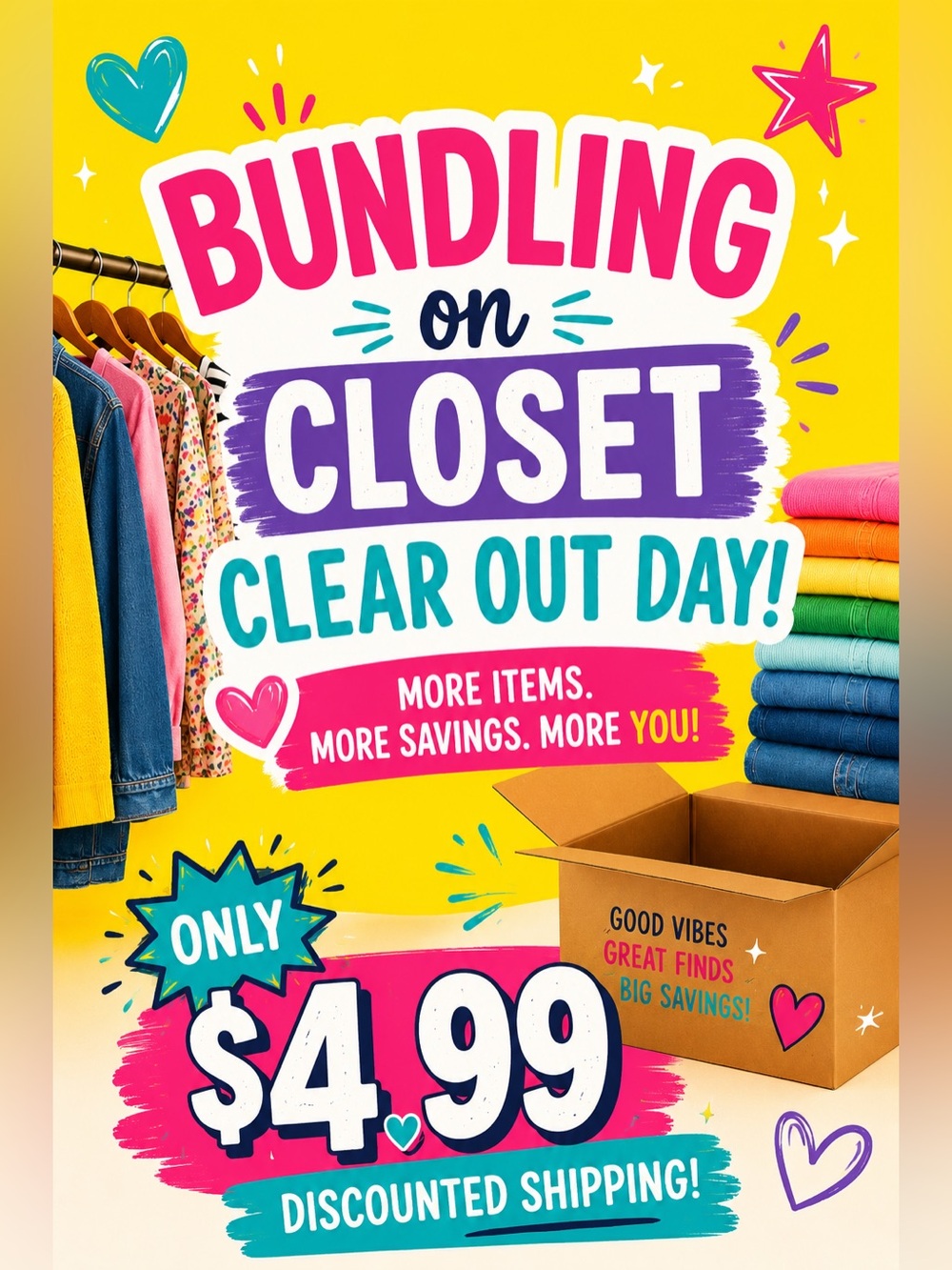 How It Works - Bundling on Closet Clear Out Days
